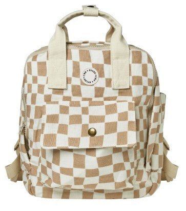 boohoo checkered mini backpack Sand Check Mini Backpack