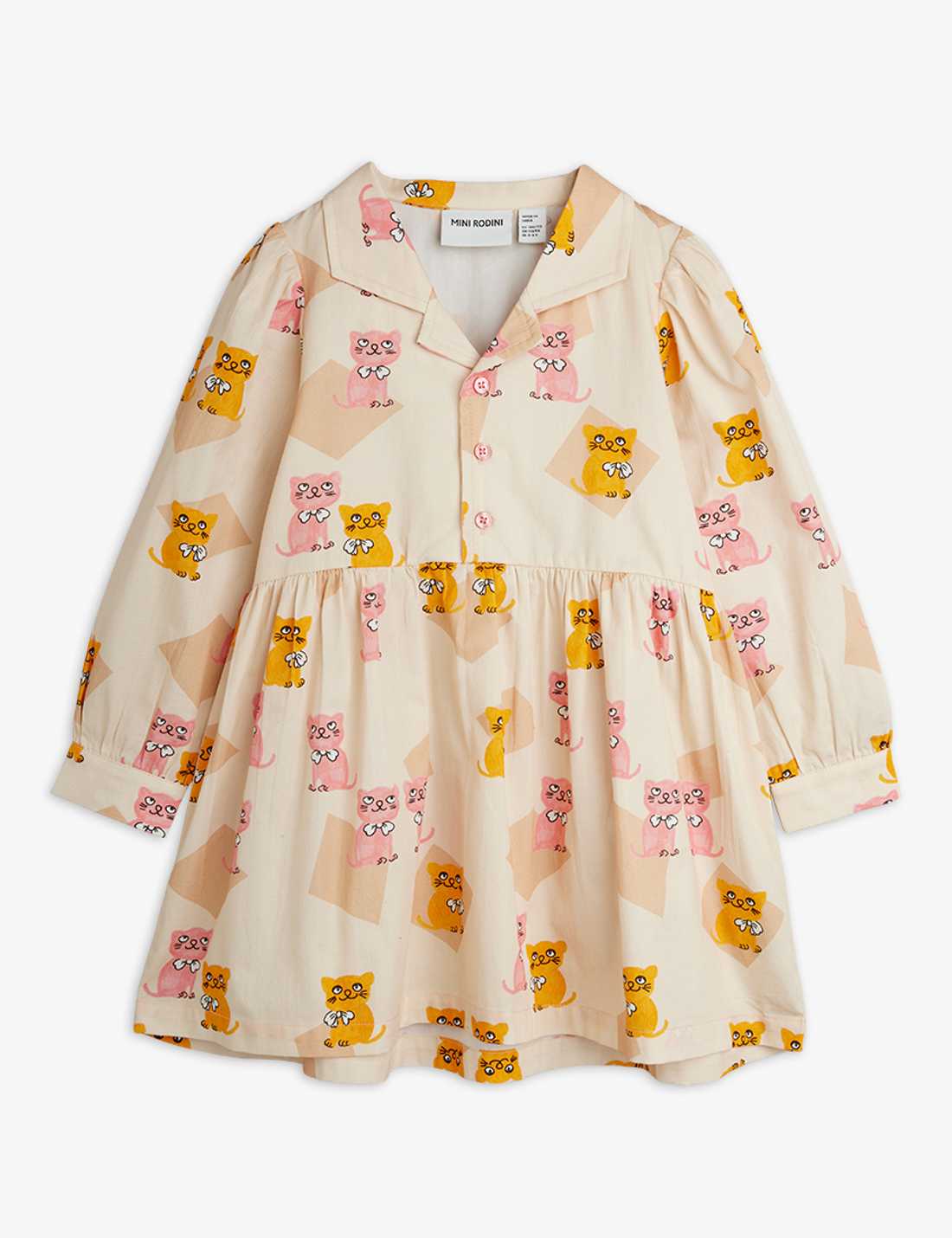 mini rodini dress Multi Kittens woven Kids Size:XXS (In-Rental) Dressers and Nightstands for In classic red tartan update_google_labels