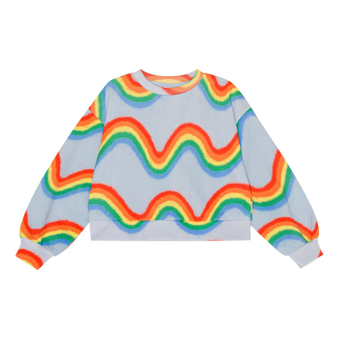 Miki Rainbow Waves Sweatshirt by Molo