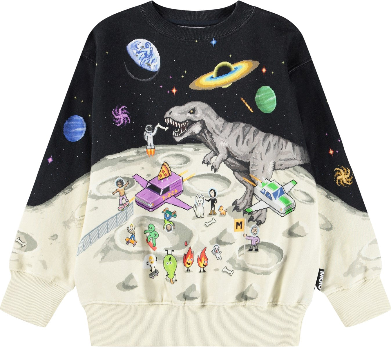 Mattis Pixel Moon Sweatshirt – Babesta