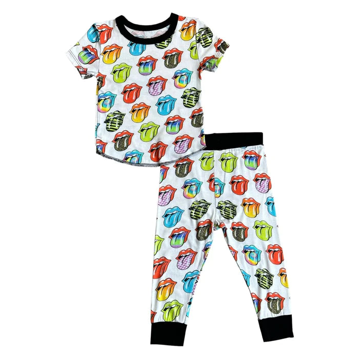 Rolling Stones SS Loungewear Sets by Rowdy Sprout