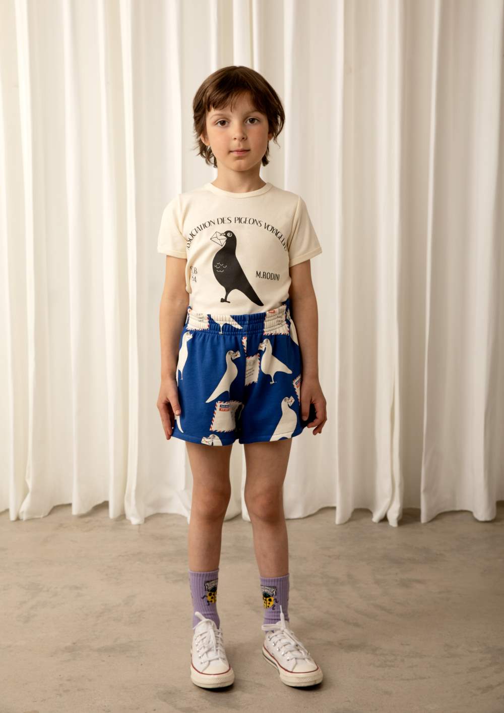 Girl Wearing Mini Rodini Spring Summer 2023 Collection