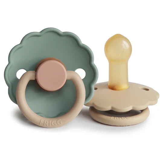 Babesta FRIGG Daisy Natural Pacifier 2-Pack 6-18M 
