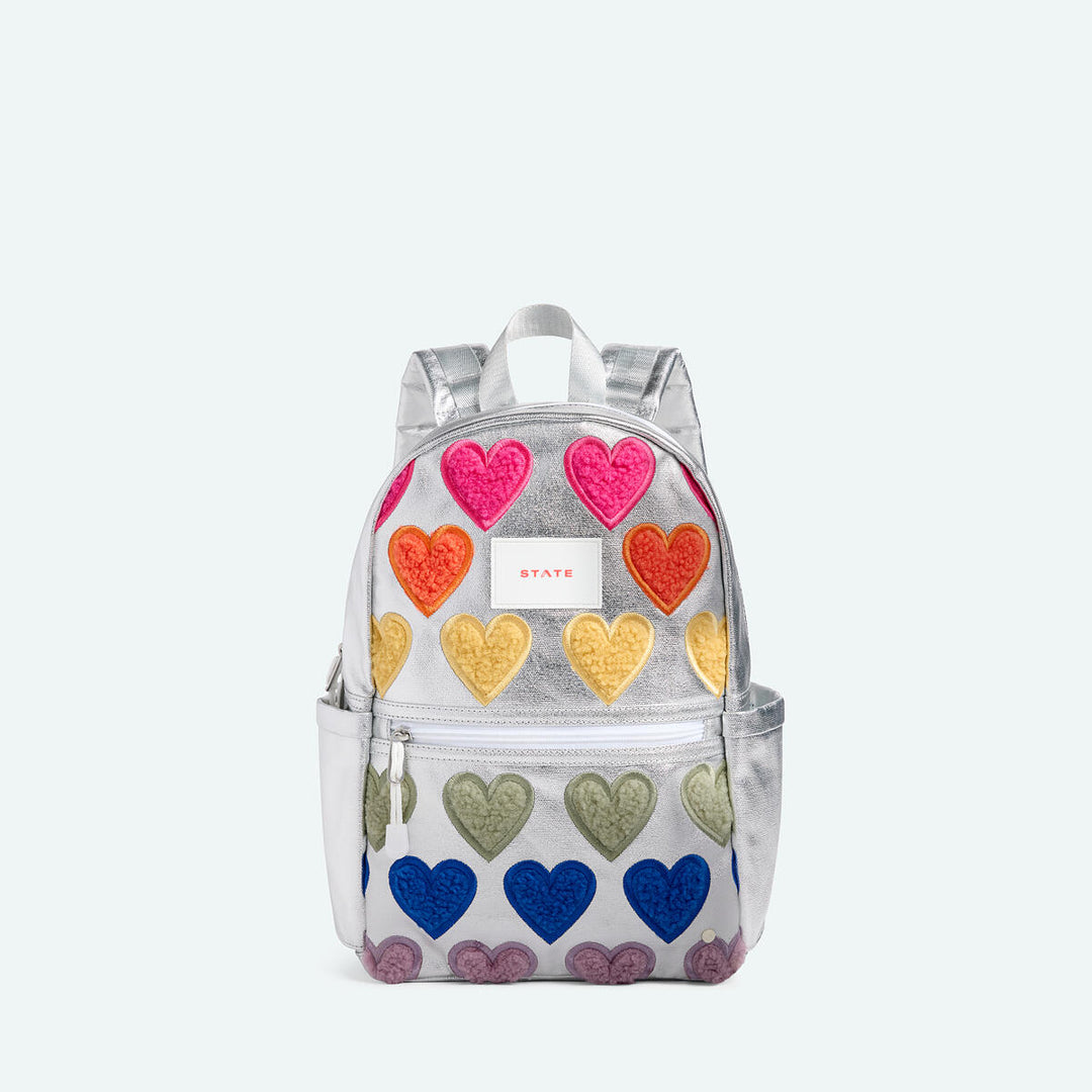 Kane Kids Mini Travel Backpack Fuzzy Hearts