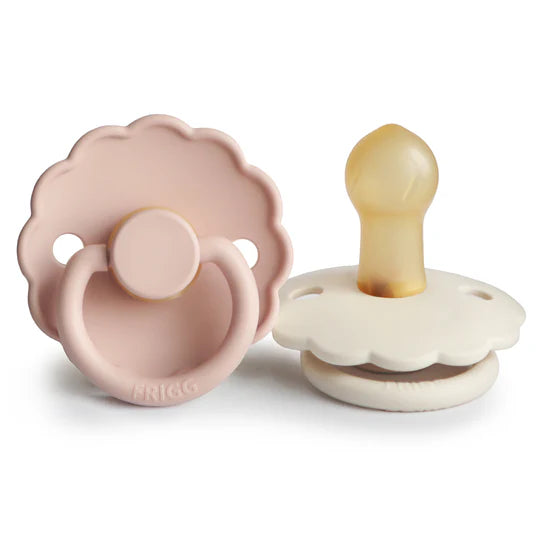 FRIGG Daisy Natural Pacifier 2-Pack 0-6M