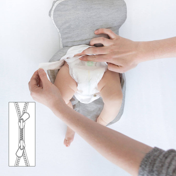 Omni Swaddle Sack - Heathered Jadeite