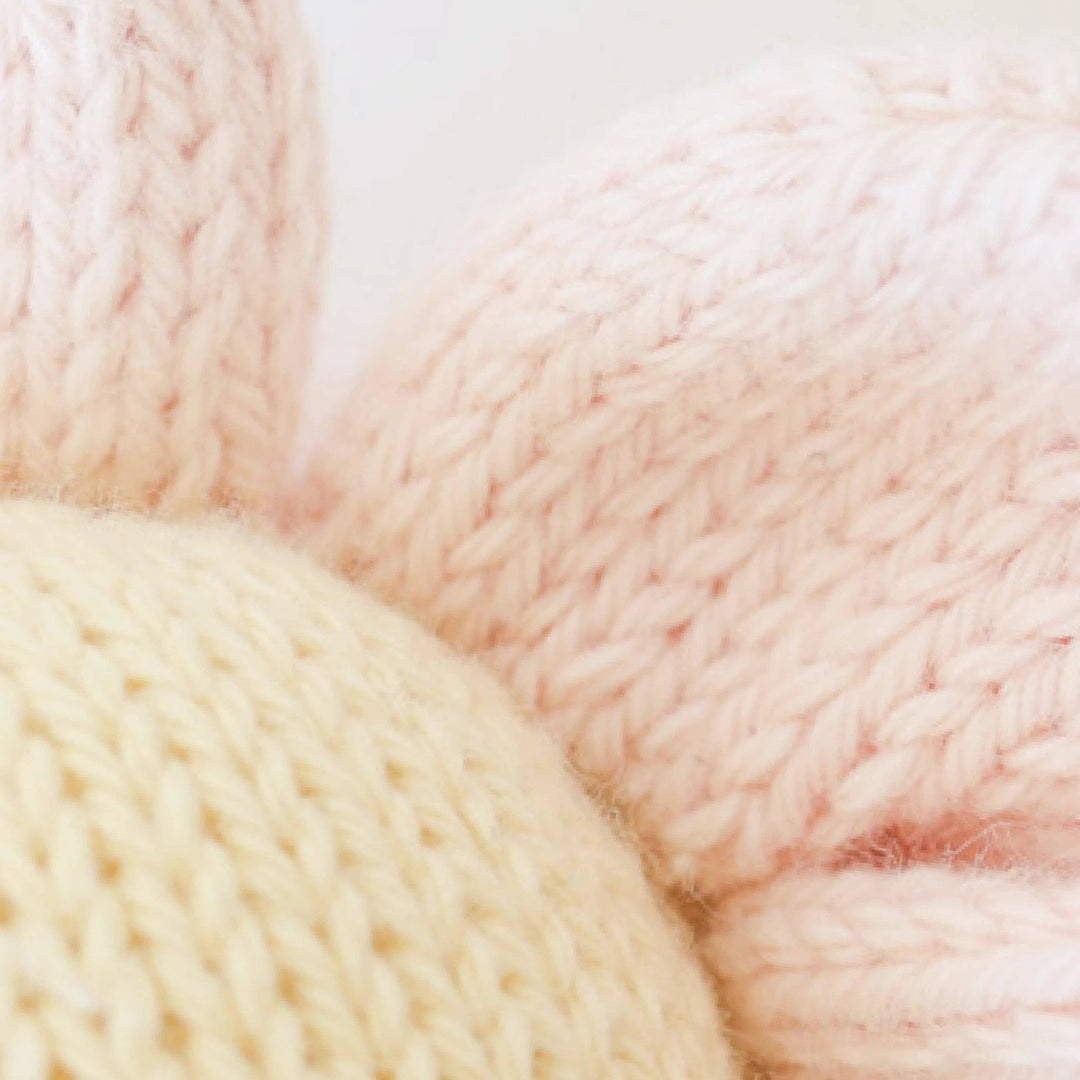 Baby Daisy Blush Pink Knitted Toy