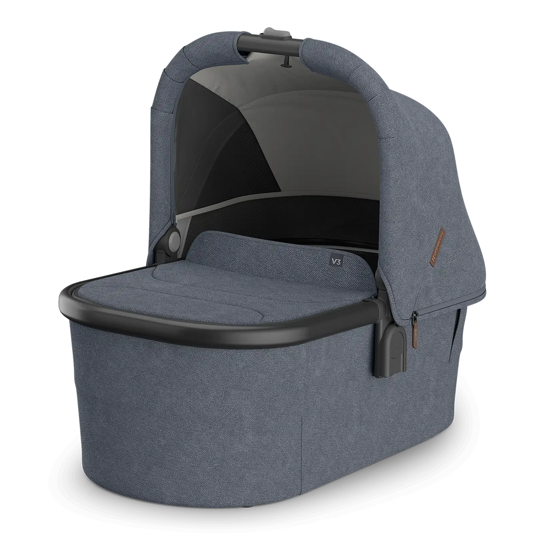 bugaboo donkey bassinet overnight sleeping UPPAbaby Bassinet V3 Julian (Dusty Blue Mélange
