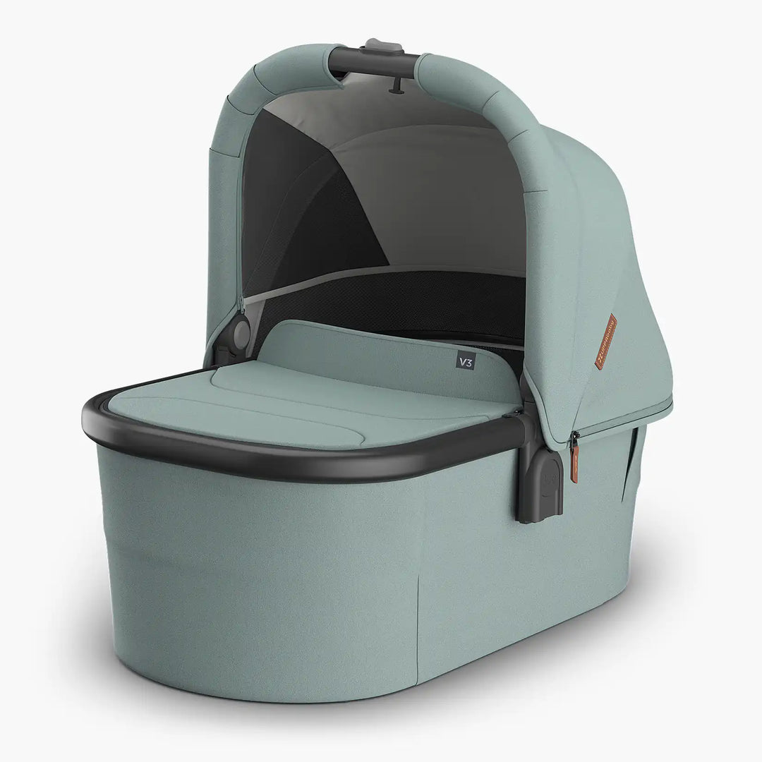 uppababy vista 2 green UPPAbaby Bassinet V3 Julian (Dusty Blue Mélange