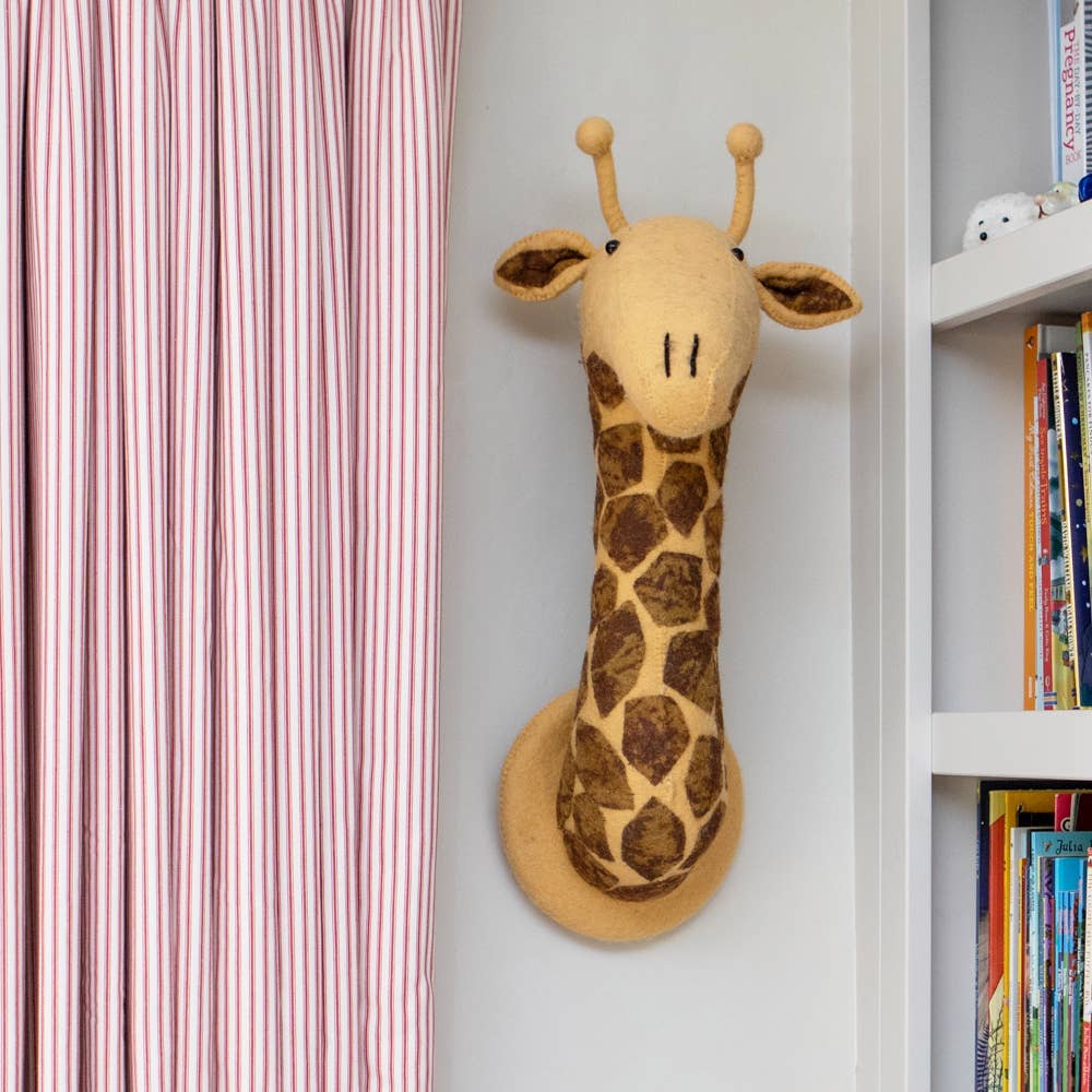 Large Giraffe Head by Fiona Walker