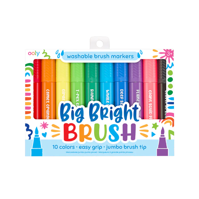 Big Bright Brush Markers by Ooly