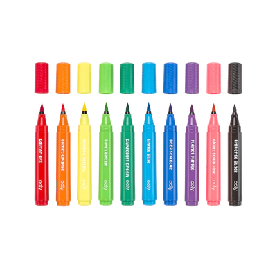 Big Bright Brush Markers by Ooly