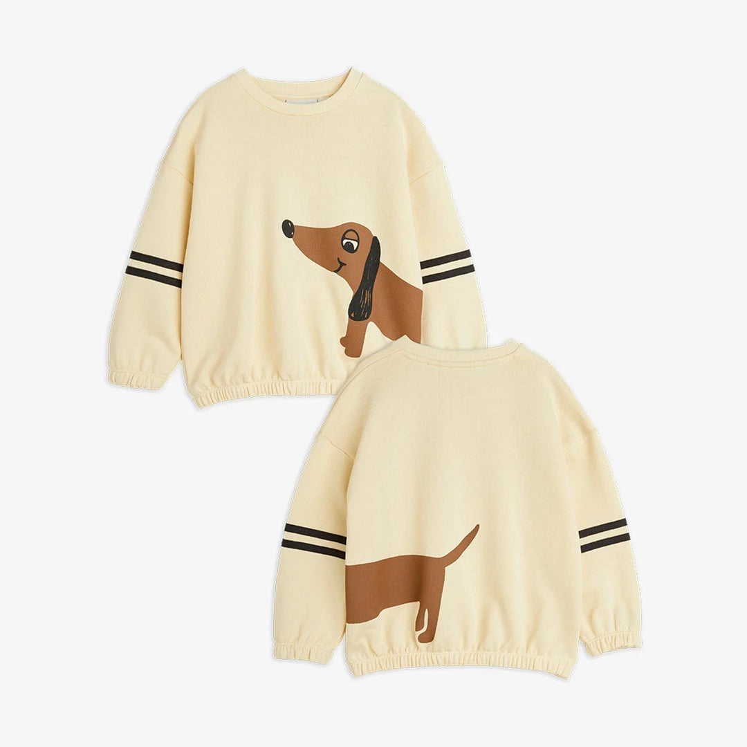 Dog Stripe Sweatshirt by Mini Rodini