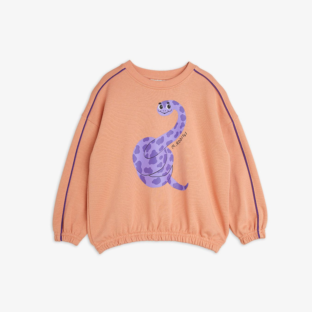 Snake Sweatshirt - Pink by Mini Rodini