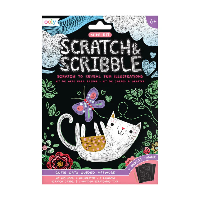 Mini Scratch & Scribble Art Kit by Ooly