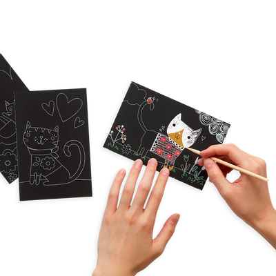 Mini Scratch & Scribble Art Kit by Ooly