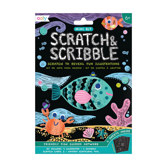 Mini Scratch & Scribble Art Kit by Ooly