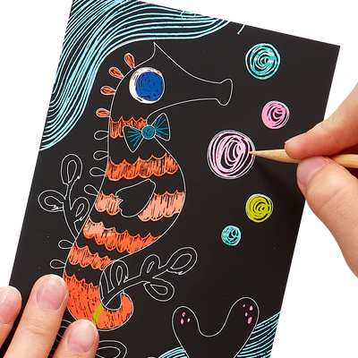 Mini Scratch & Scribble Art Kit by Ooly