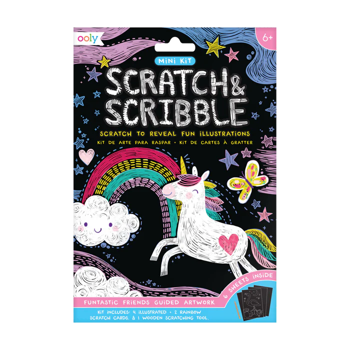 Mini Scratch & Scribble Art Kit by Ooly