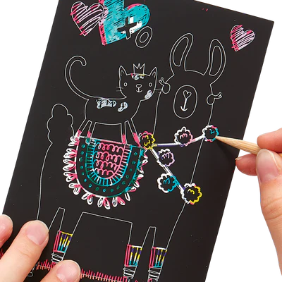 Mini Scratch & Scribble Art Kit by Ooly