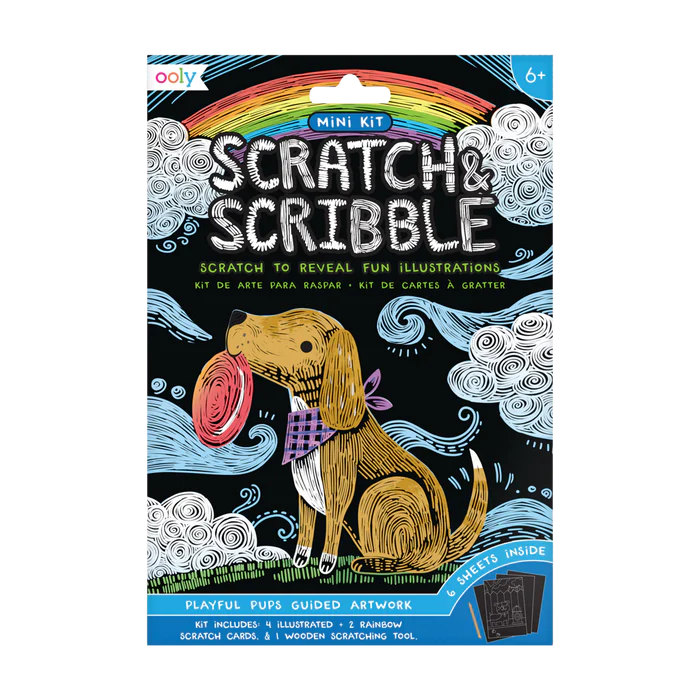 Mini Scratch & Scribble Art Kit by Ooly