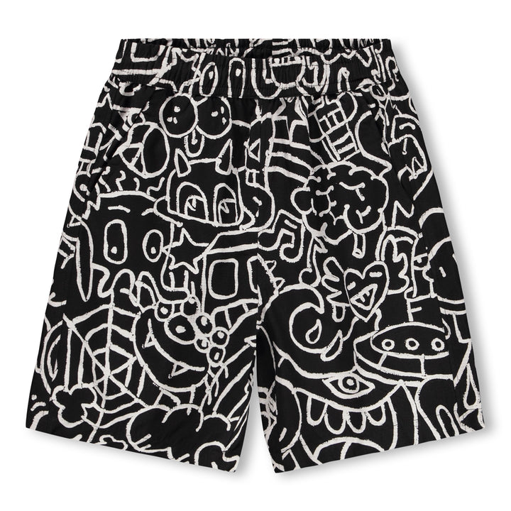 Net Doodle Dark Shorts by Molo