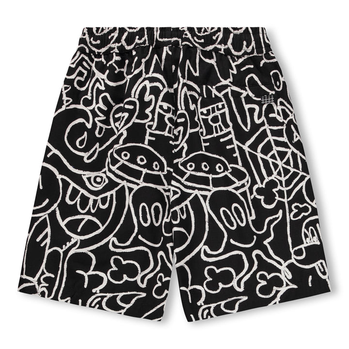 Net Doodle Dark Shorts by Molo