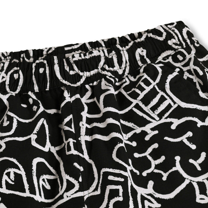 Net Doodle Dark Shorts by Molo