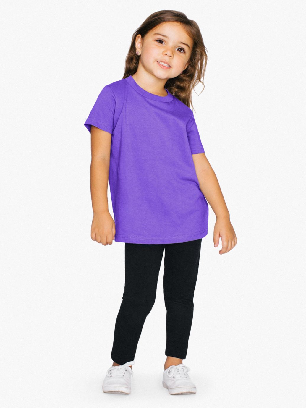 Toddler Fine Jersey Crewneck T-Shirt by American Apparel