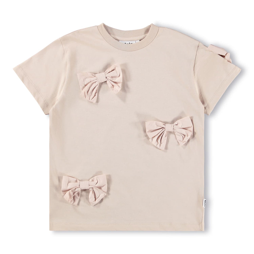 Roxo Soft Powder Bow Shirt by Molo