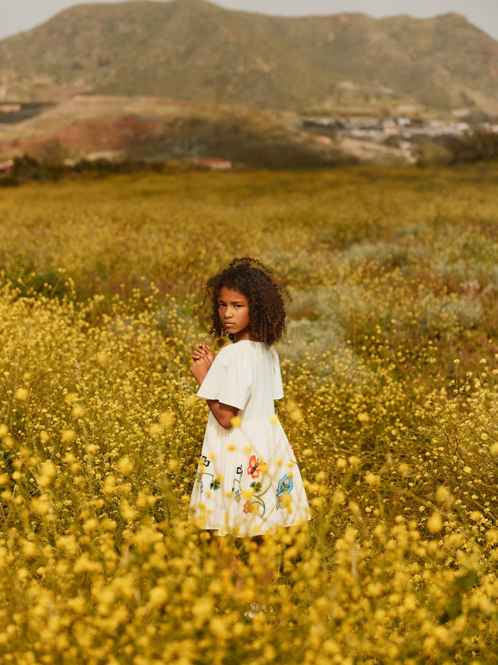 Carlin Nature Border Kids Dress by Molo