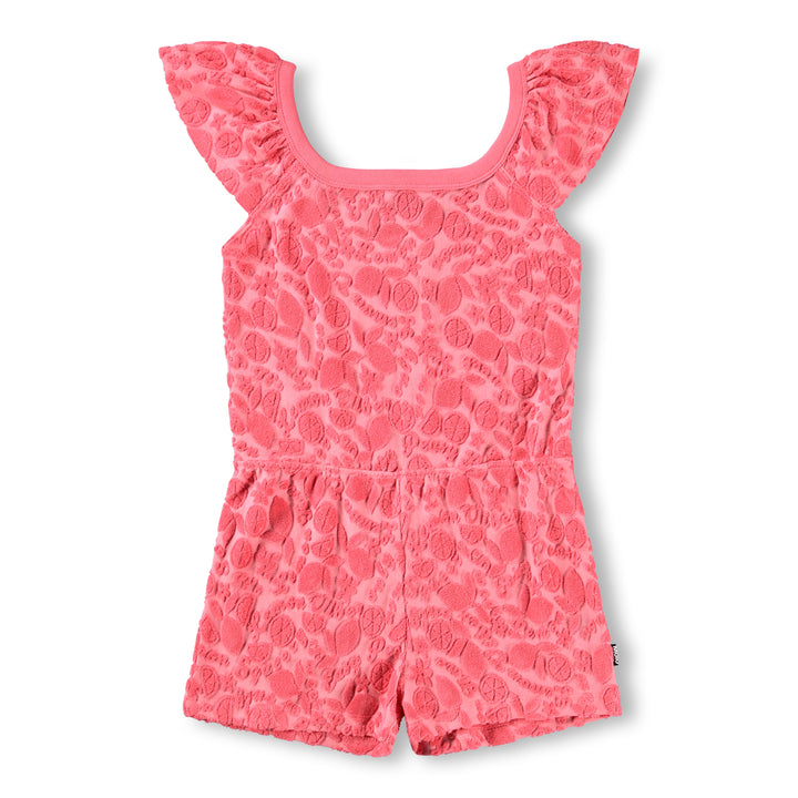 Lemon Quotes Jumpsuit by Molo in pink