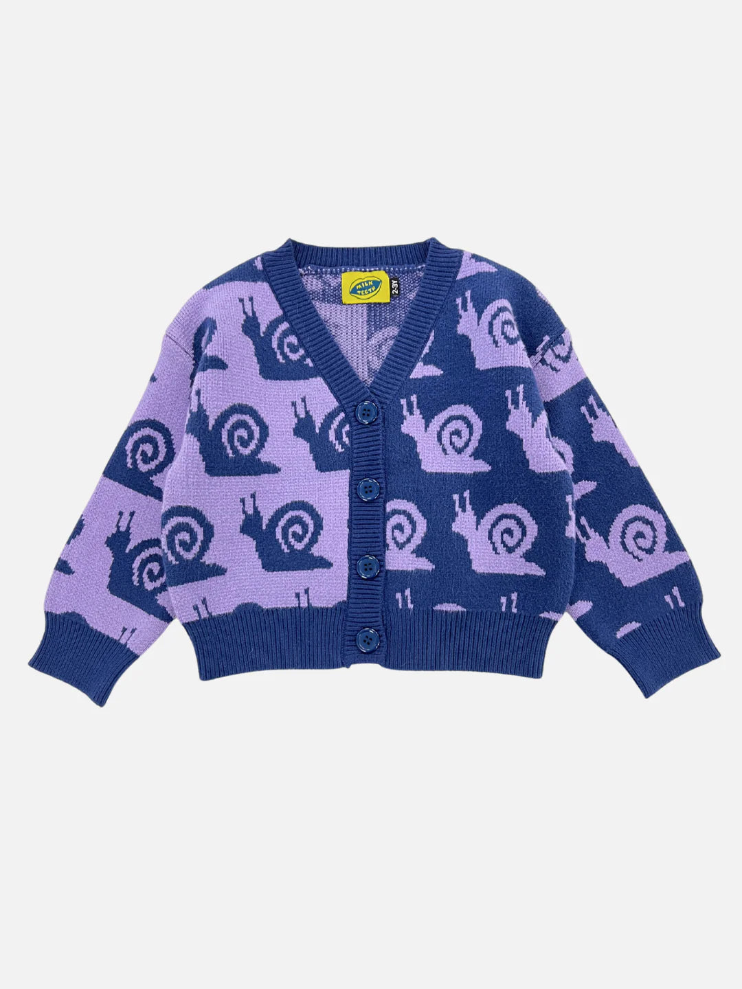 Escargot Cardigan by Milk Teeth 