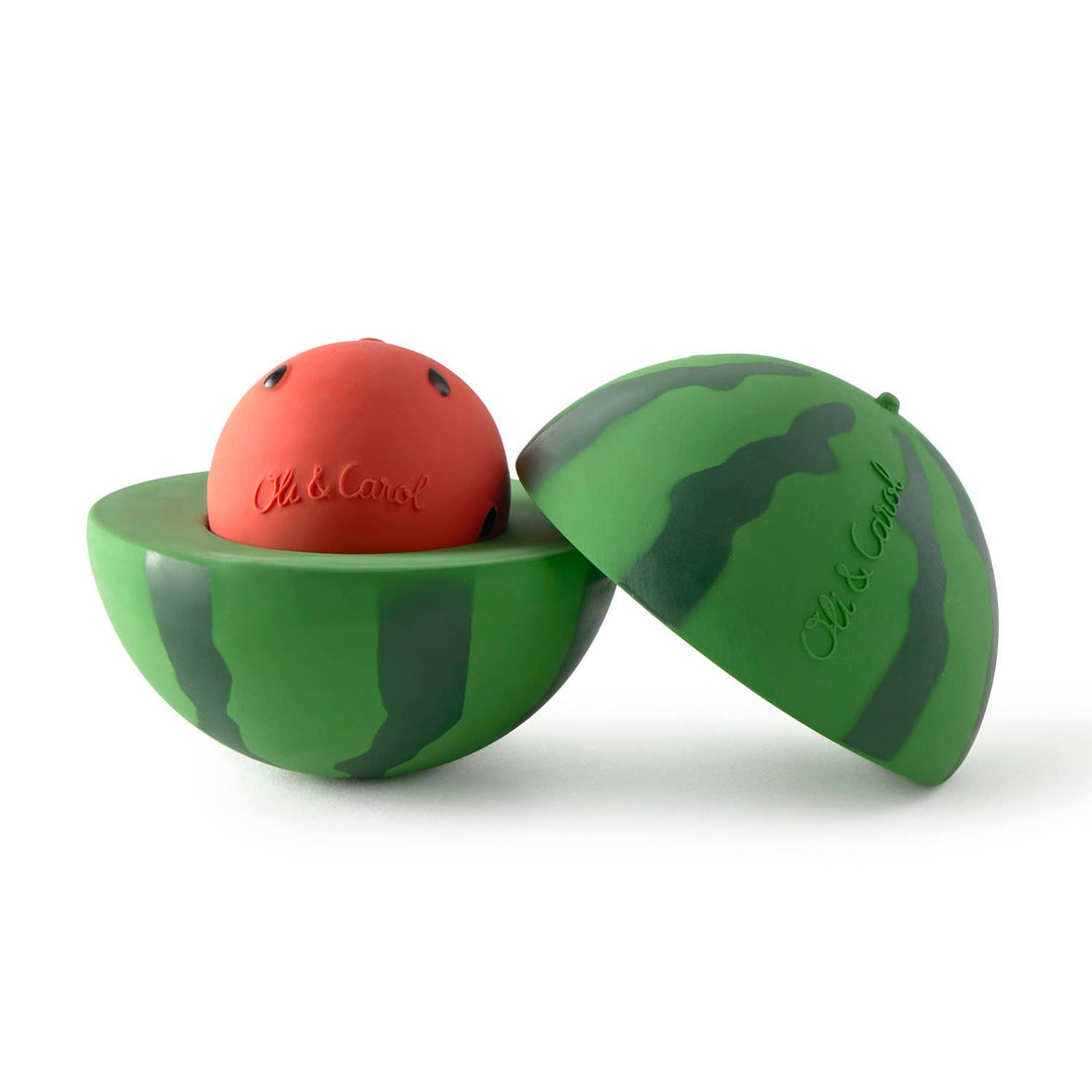 Watermelon Stacking Toy & Rattle Ball by Oli & Carol at Babesta