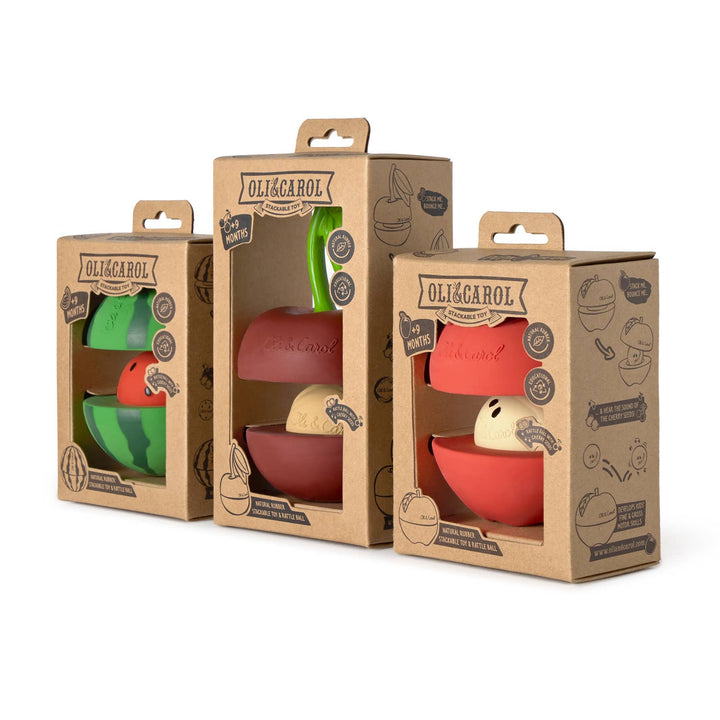 Apple Stacking Toy & Rattle Ball