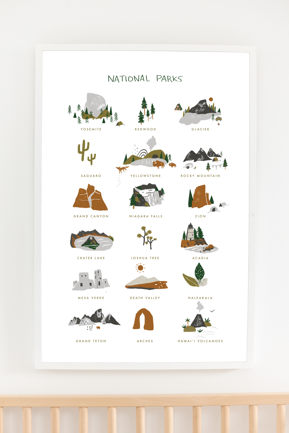 National Parks Art Print