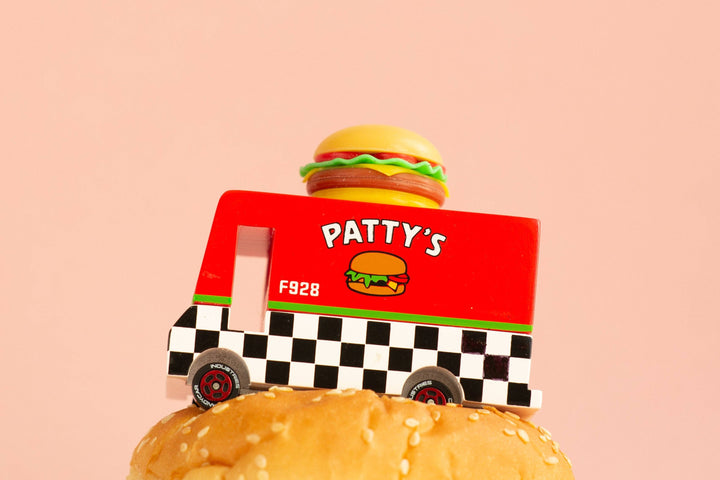 Hamburger Van Wood Toy
