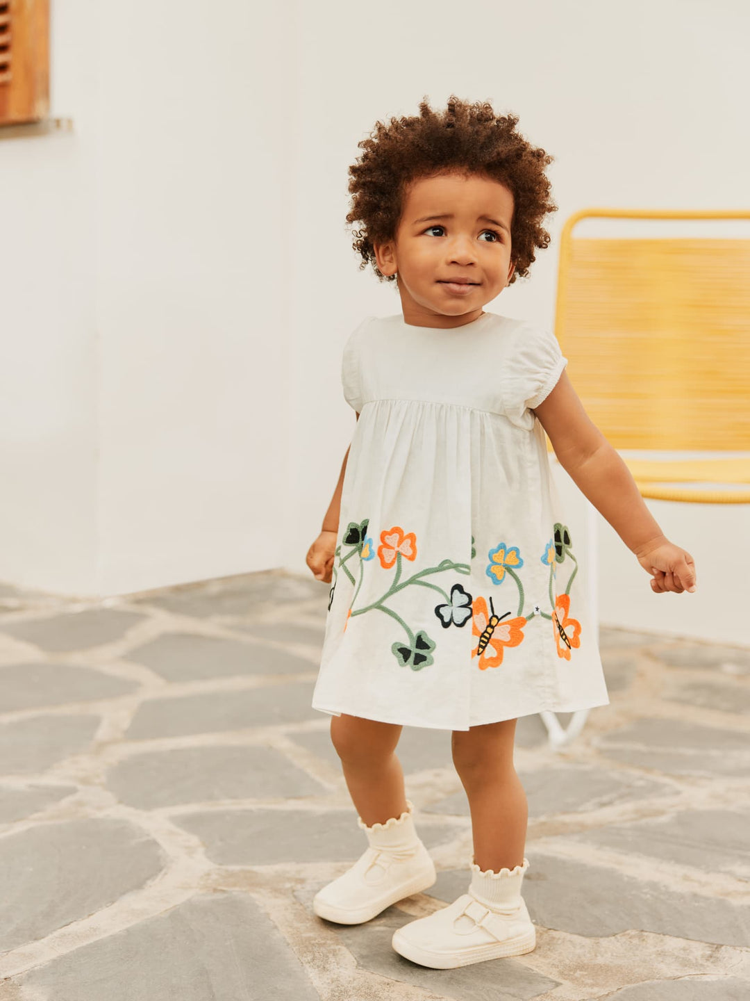 Carissa Soft Nature Baby Dress by Molo