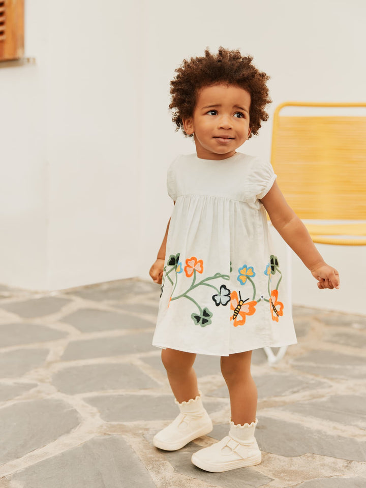 Carissa Soft Nature Baby Dress by Molo