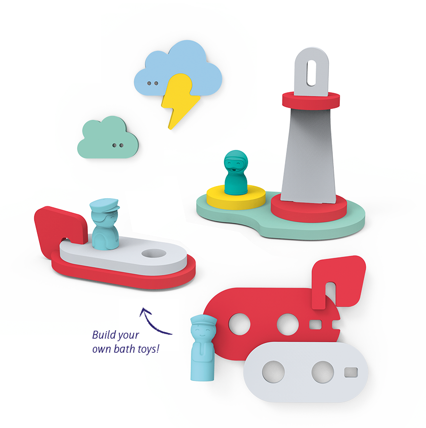 Quut Bath Puzzle Friends