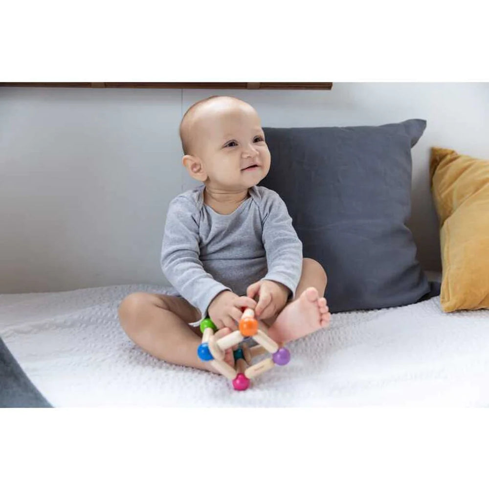 Square Clutching Toy by Plan Toys