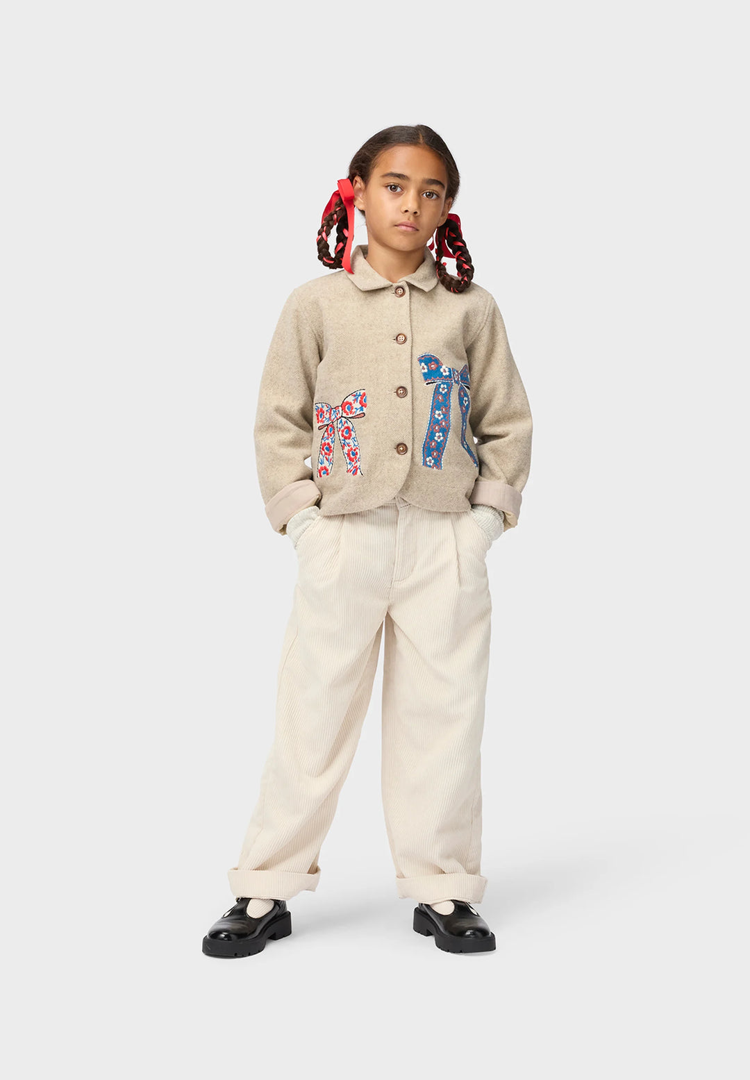 Babesta Harmoney Jacket Oatmeal Melange by Molo 