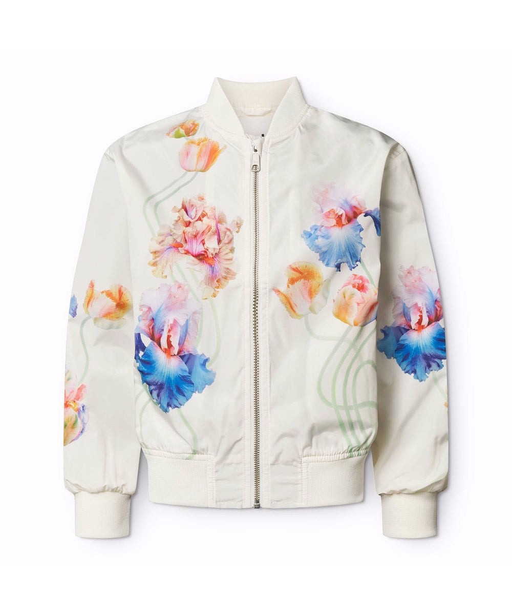 Haliva Tulips White Jacket by Molo