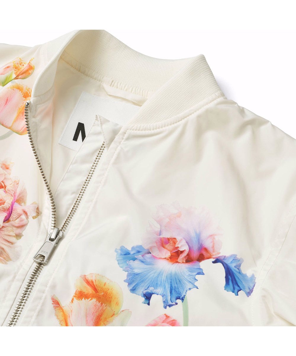 Haliva Tulips White Jacket by Molo