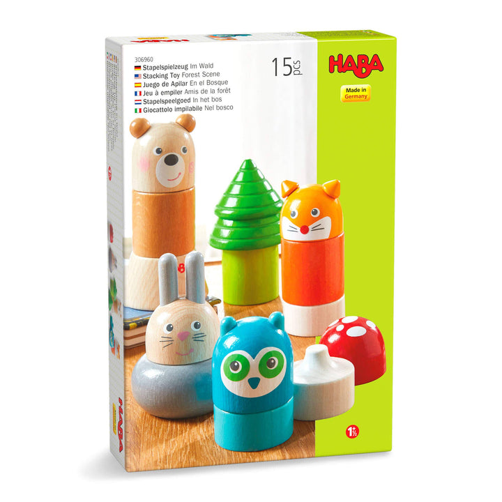 Forest Animals Wooden Stacking Toy by HABA USA at Babesta