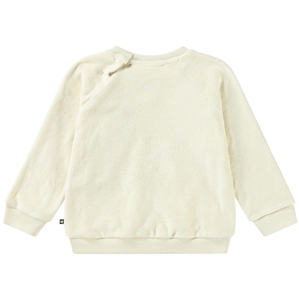 Deary White Noise Sweatshirt by Molo