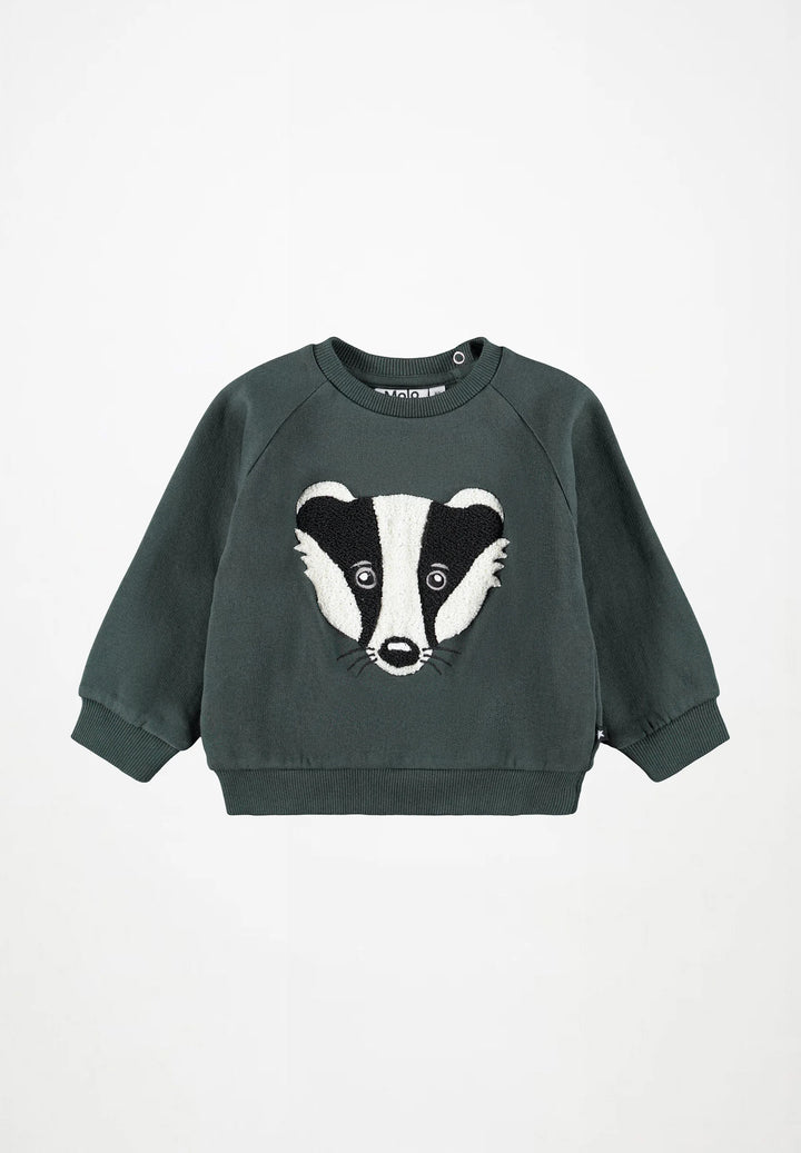 Babesta Disc Sweatshirt Taxus by Molo 