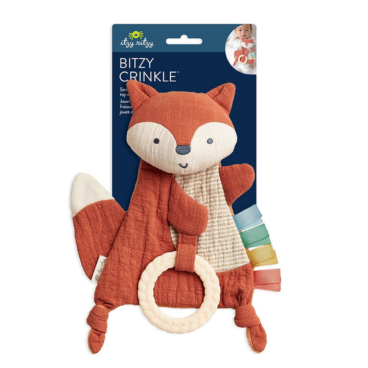 Fox Bitzy Crinkle Sensory Toy
