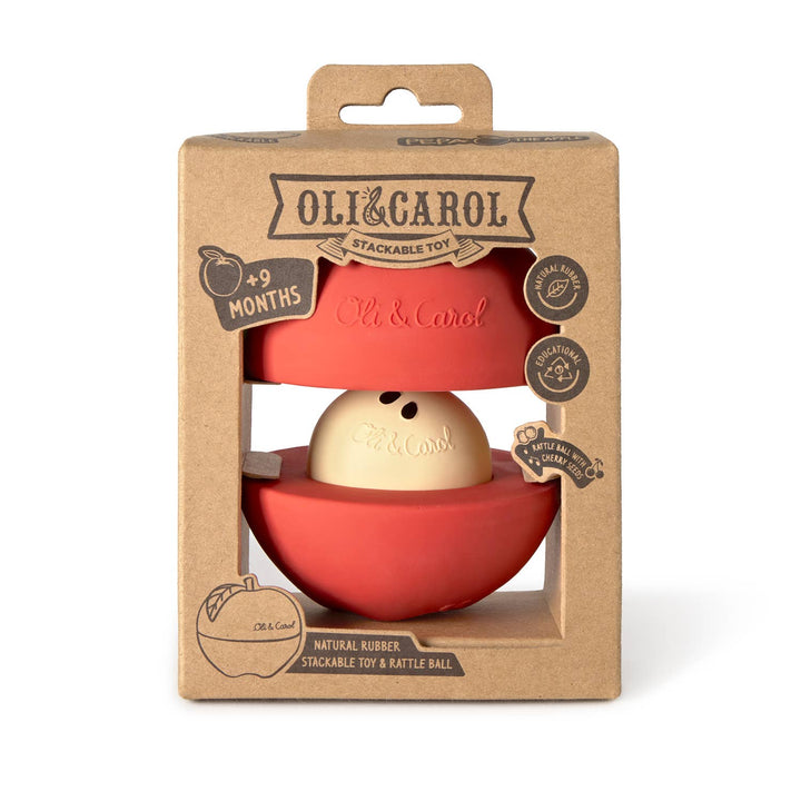 Apple Stacking Toy & Rattle Ball