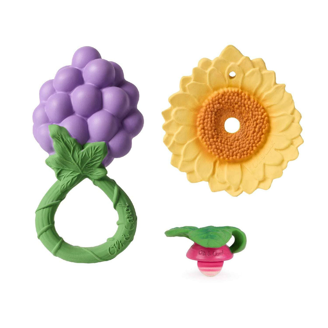 Newborn Gift Set - Grape Rattle by Oli & Carol at Babesta